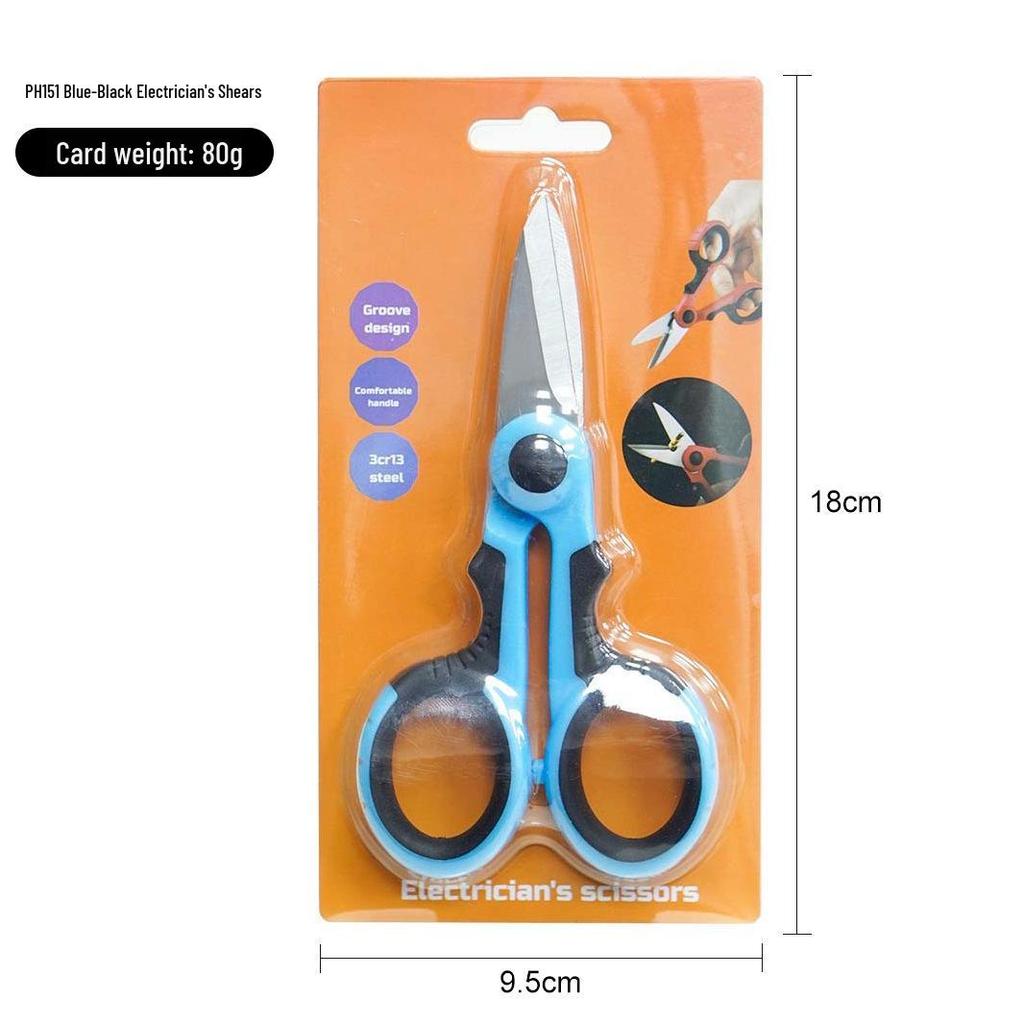 Professional Fishing Scissors - Serrated Stainless Steel Multi-functional Braided Line Cutter