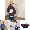 Stylish Children's Crossbody Canvas Bag For Boys With Abstract Design And Durable Features