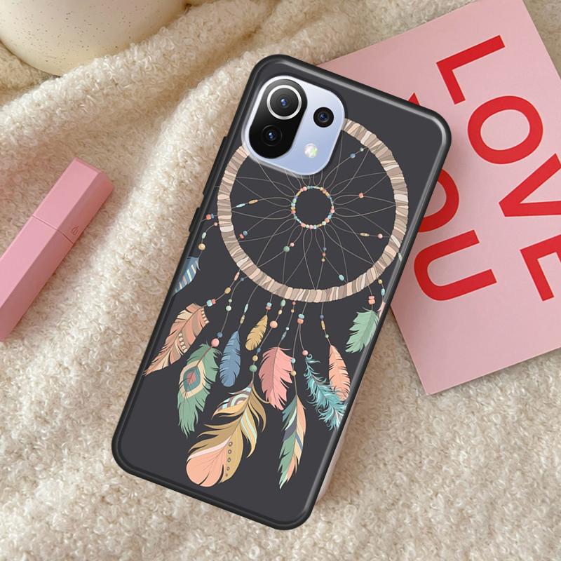 Dream Catcher Feather Wolf Case For POCO X5 X3 X4 F5 Pro F3 F4 GT C40 M5s Phone Cover For Xiaomi 13 11T 12T Pro 12 Lite