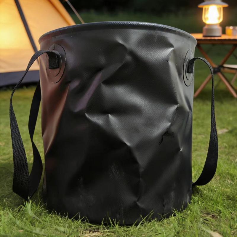 

Large Capacity Foldable Outdoor Camping Water Bucket - Portable & Multi-functional for Fishing and Storage