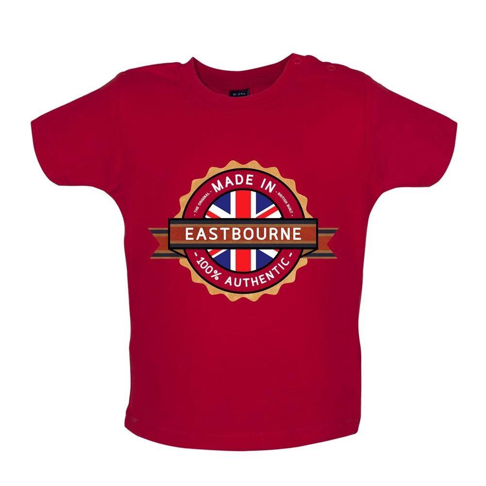 Made In Eastbourne - Baby T-Shirt / Babygrow - Town City Village Born Love Live 130