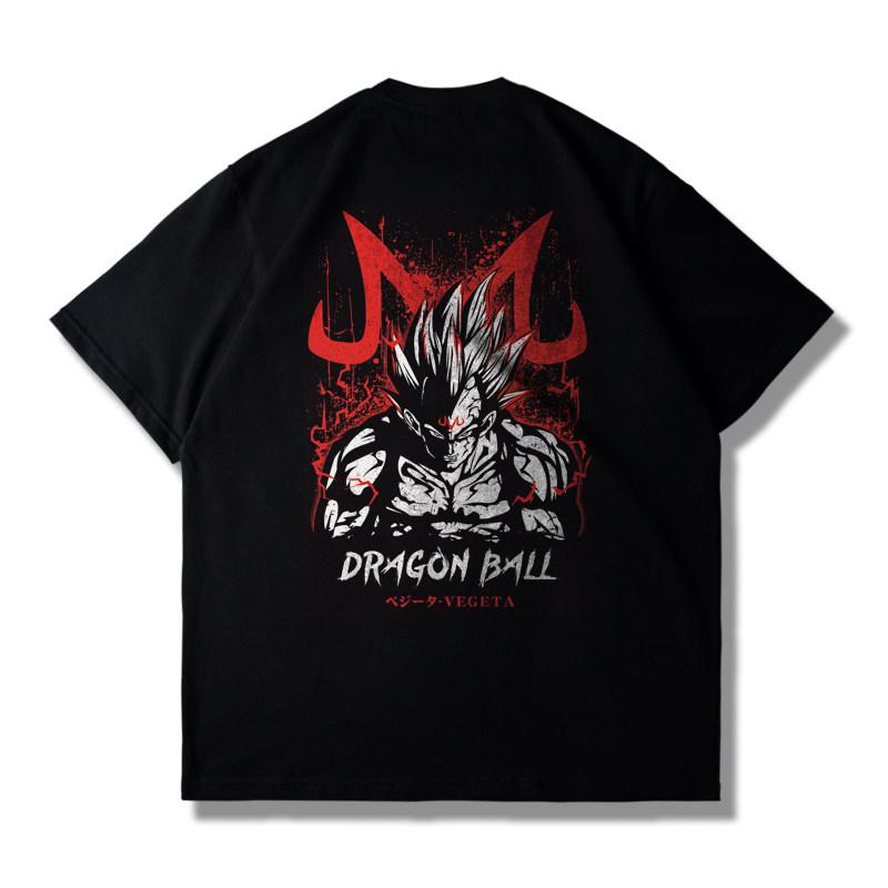 Anime Dragon Ball Super Jointventure Mens and Womens Pure Cotton Shortsleeved Tshirt Loose Fit Featuring Beegitas 4XL