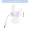 USB Fan Flexible Neck for Laptop PC Multipurpose Mini Portable Summer USB Fan Flexible Cable for Travel Camping