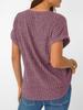 2026 Summer European & American Plus Size Women's V-neck Casual Brushed Solid Color T-shirt