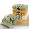Embroidered 100% Bamboo Fiber Big Bath Towels  34x34cm Face Beach Multifunction Shower Towels Toallas
