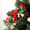 Holiday Decorating Christmas Ornaments Festive Bow Accents Handmade Ornaments Bicolor Gold Seasonal Cheer Sounds