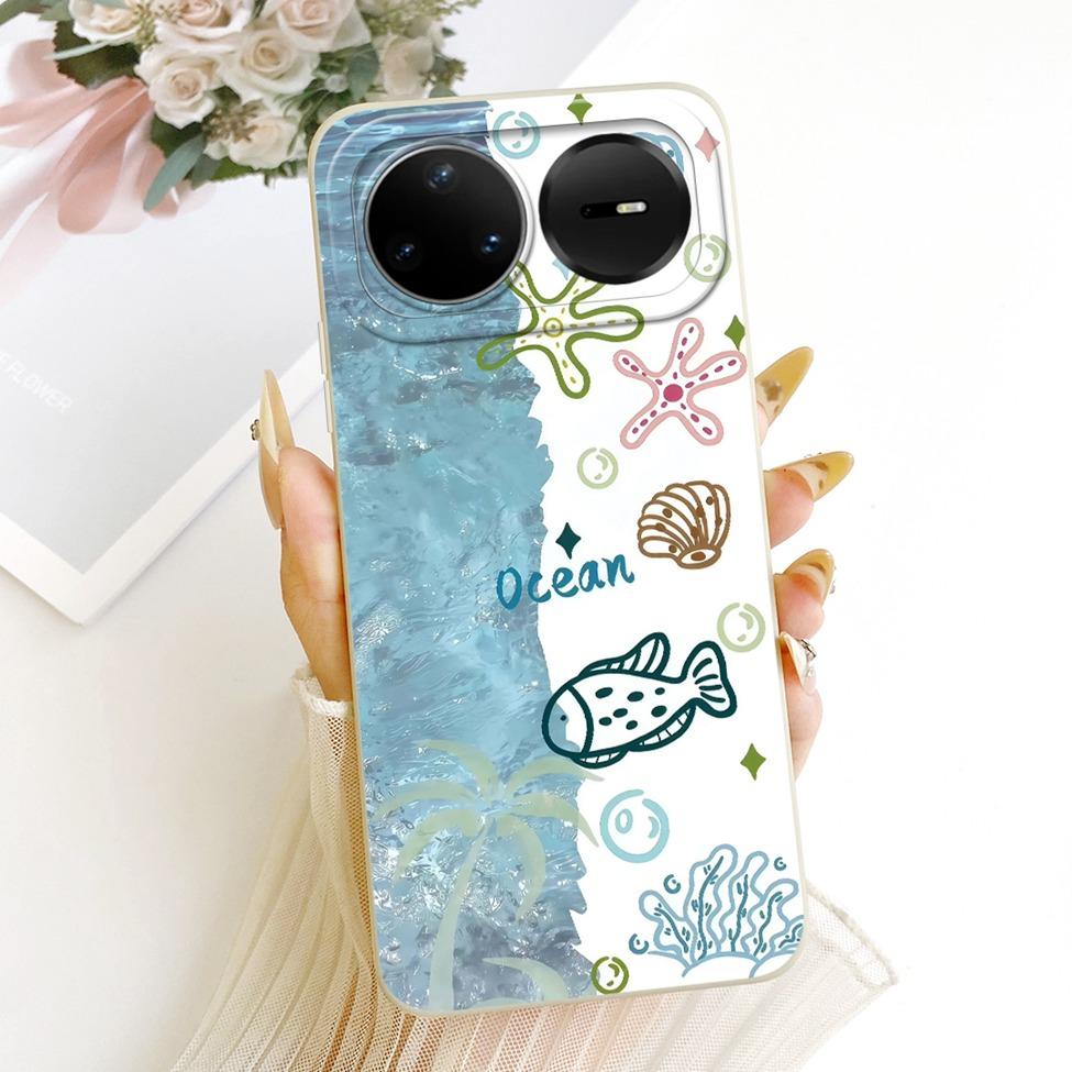 For Huawei Nova 15 Pro Case Cover Cute Luxury Fashion Flowers Cool Painted Silicone Casing For Huawei KLE-AL00U