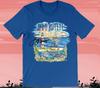 Jimmy Buffett Tour Vintage Stil Königsblau T-Shirt Unisex S-4XL