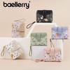 Baellerry Ladies Wallet With Animal Print Pu Material Compact Card Coin Holder For Daily Use