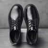 Newest Classic Business Men'S Dress Shoes Fashion Platform Shoes Formal Wedding Shoes Men Lace-Up Black Office Oxford Shoes For Men