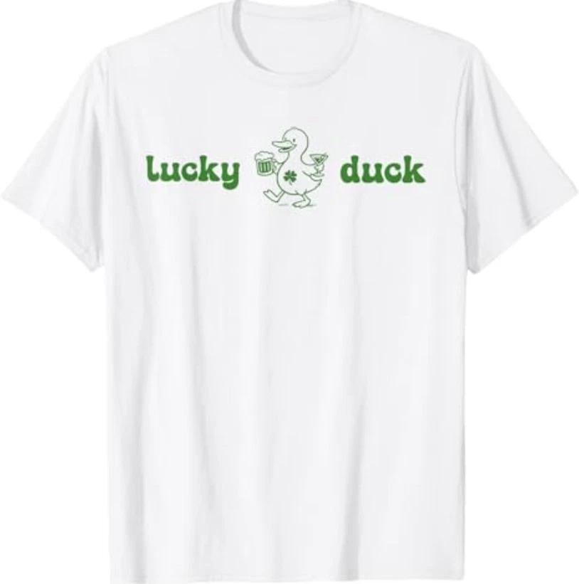Funny Lucky Duck St Patricks Day Irish Baby T-Shirt XL