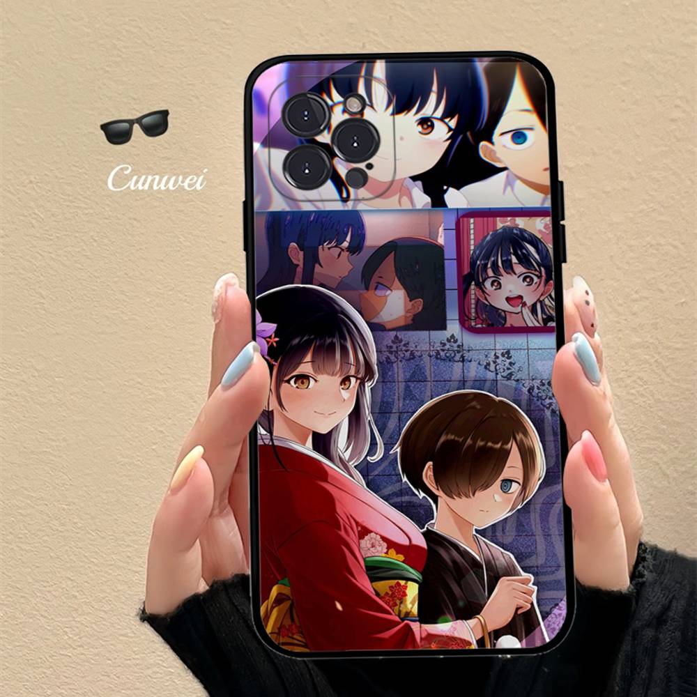 Popular Anime The Dangers In My Heart Phone Case For IPhone 17 16 15 14 13 12 11 Pro Max Plus Mini Silicone Black Cover