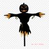 Halloween Sad Pumpkin Pumpkin Jack O' Lantern Iron on Heat Transfer Printing Vinyl Patches Sticker for Clothes DIY Appliques Washable Patches