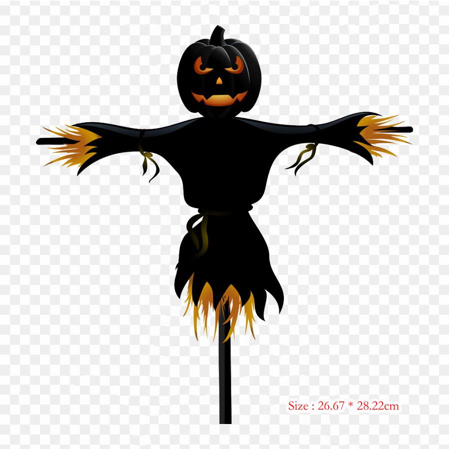 Halloween Trist Gresskar Gresskar Jack O' Lantern Stryk på Varmeoverføringstrykk Vinylmerker Klistremerke for Klær DIY Applikasjoner Vaskbare Merker