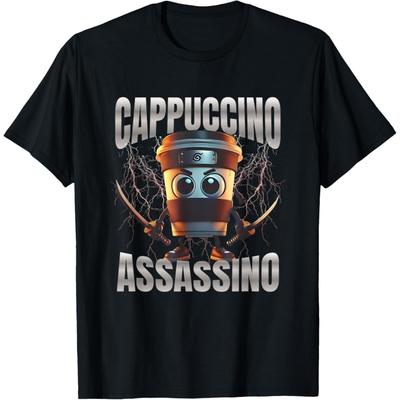 Cappuccino Assassino Brainrot Italian Brainrot Bootleg Meme T-Shirt