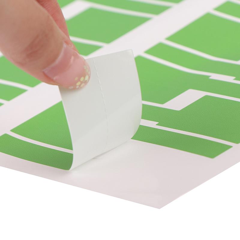 30Pcs/Sheet Self-Adhesive Cable Sticker Waterproof Identification Colorful Tags