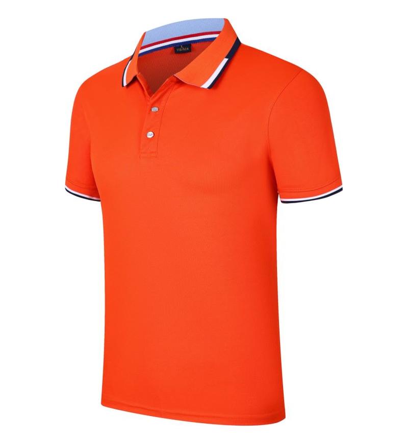 Hochwertige Sommer Kurzarm Einfarbig Klassische Hemden Business Mitarbeiter Firmenuniform T-Shirt YG-003