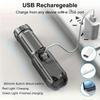 4 Lighting Mode Super Bright LED Flashlights Telescopic Zoom Torch USB 18650 Long-Range Waterproof Camping Flashlight