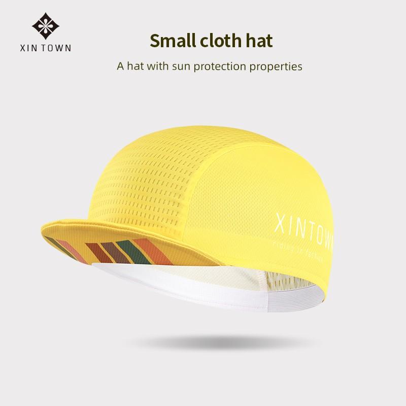 Cycling Cloth Hat, Small Hat, Sweat-Absorbent, Quick-Drying, Sun Protection, Outdoor Sunshade, Breathable Bicycle Helmet Lining Hat for Men and Women