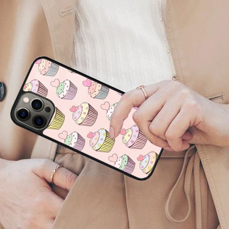 

Cupcake Pattern Magnetic Phone Case For APPLE iPhone 17 Air 16 14 13 12 Pro Max 15 Plus Wireless Charge With MagSafe Cover iPhone 14