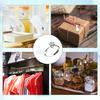 500Pcs/roll Kraft Paper Price Stickers for Small Business Jewelry Price Tags Self Adhesive White Blank Sticker for Clothing Ring