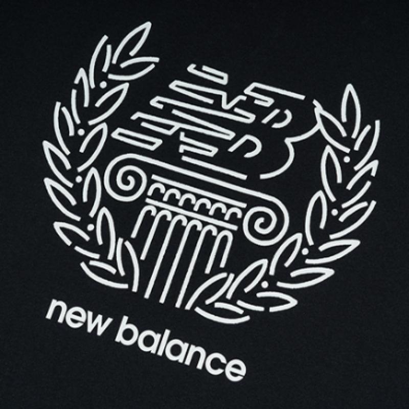 New Balance Uni DebuT Graphic ShorT Sleeve T shirT Nbnef22421 19