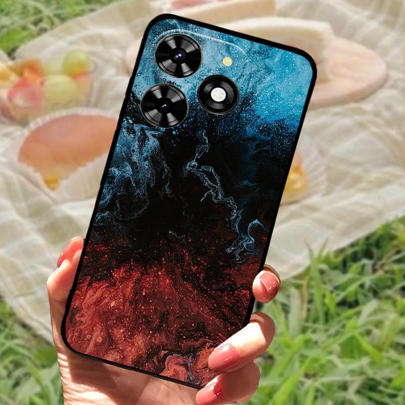 For Tecno Spark 20 20C Case Cover Silicone Soft Marble Black Bumper Funda Coque for Tecno Spark 20 Pro Protective Shells Spark20