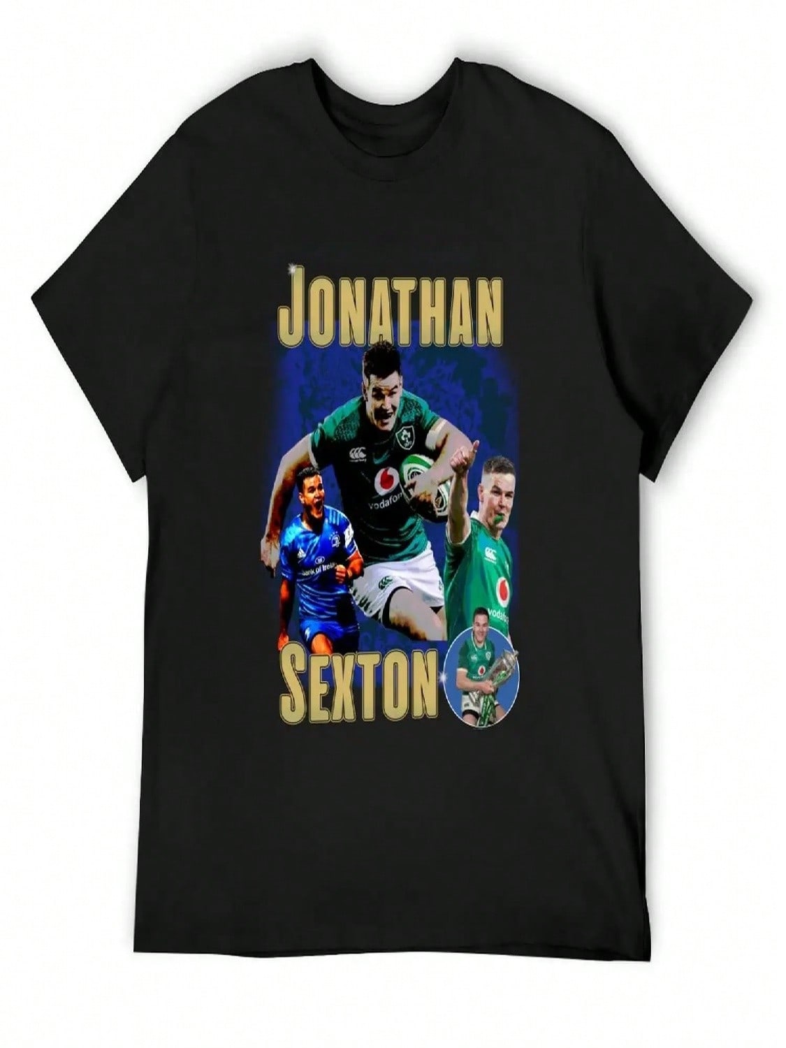 Jonathan Sexton Bootleg Vintage T-Shirt Boys Whites Vintage Clothes Vintage T Shirts Tee Shirts For unisex S разноцветный