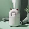 Cute Cat Cool Mist Humidifier for Home,Cat Night Light Essential Pure Air for Baby Room,Easy Clean Quiet Operation White