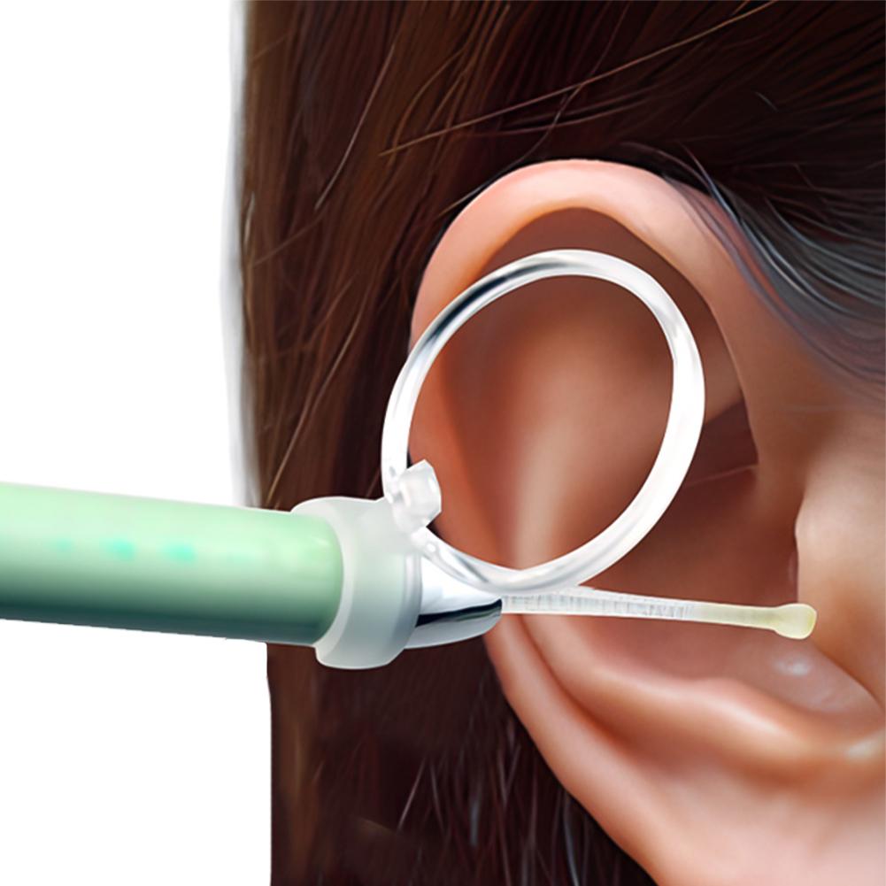 Baby Ear Cleaner Spoon Ear Digger & Tweezers LED Flash Light Visual Children Earpick Visual Children Earpick Ear Cleaning Kit