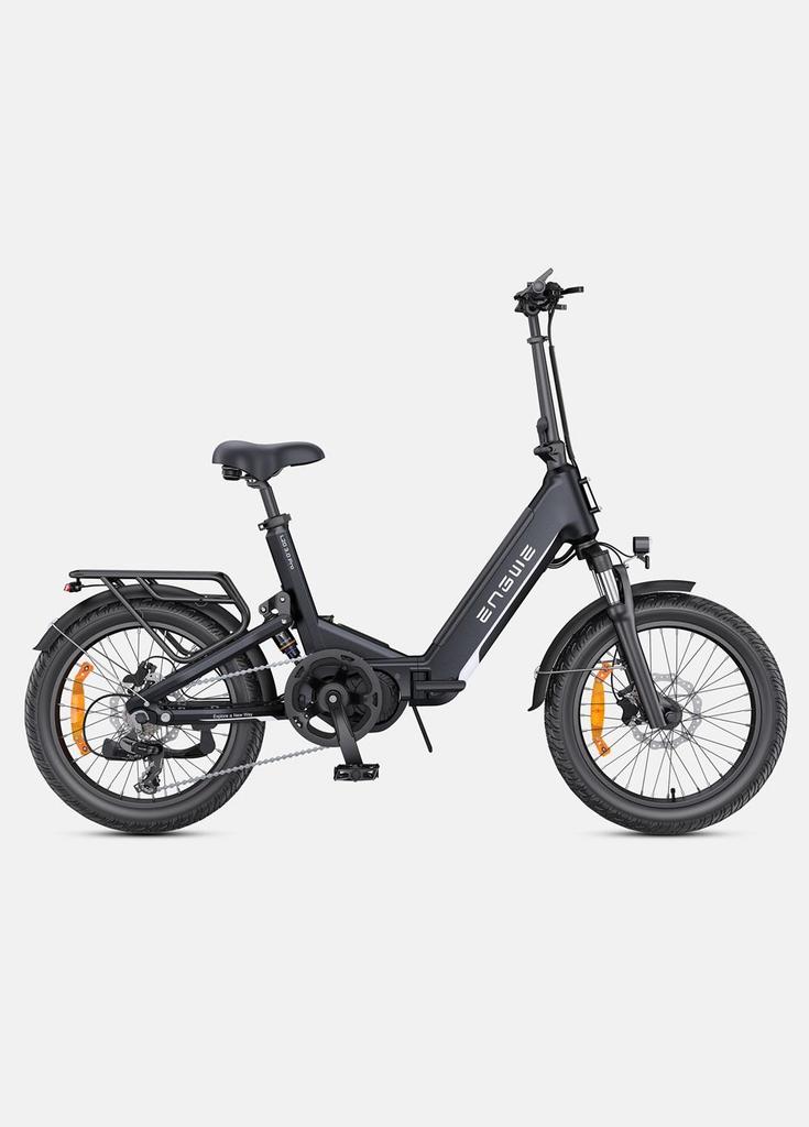 ENGWE L20 3.0 Pro Electric Bike: 720Wh Battery, 100Nm Mid-Drive Motor, Full Suspension, 140km Range, and GPS Anti-theft Folding Electric Bike