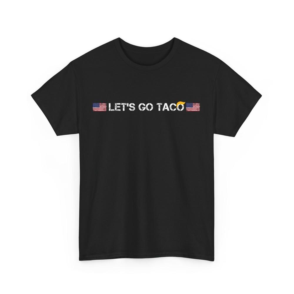Let's Go Taco American Flag Vintage Shirt