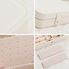 Jewelry Storage Box Double-layer Earrings Necklace Storage Box Portable Travel Jewelry Box Large Capacity Jewelry Display Box