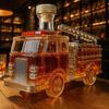 Feuerwehr-Whiskyflasche Borosilikatglas Rotweinflasche Bar-Dekoration Heimdekoration Restaurant-Dekoration