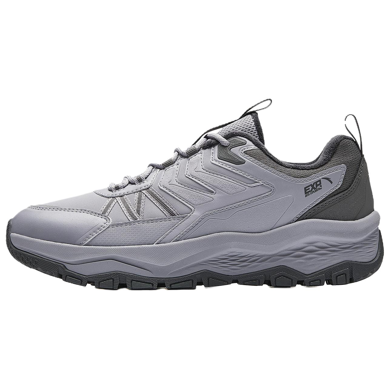 

New Anta Mountain Exploration Low top Trail Running Shoes, Fleece Lined Men s Gray 912545584-5 41