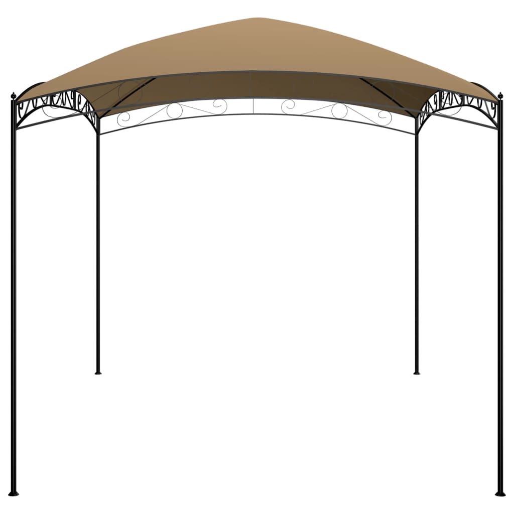 vidaXL Pavillon 3x4x2,65 m Taupe 180 g/m²