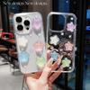 Super Cute Glow in dark Case for iPhone 16 15 14 13 17 Pro Max Cases Shockproof IPhone 17 air Soft Cover 3D Star kawaii Coque