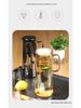 Amber High-Capacity Glass Pitcher Set for Cold Beverages