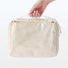 MUJI Collection Case with Selectable A5 W280 X H220 X NDG10A3A Pockets, Wide, Ivory, Approx. D35mm,