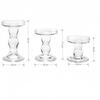 Modern Minimalist Roman Column Glass Candlestick, A Romantic Candlelight Dinner Decoration European Living Room Ornament