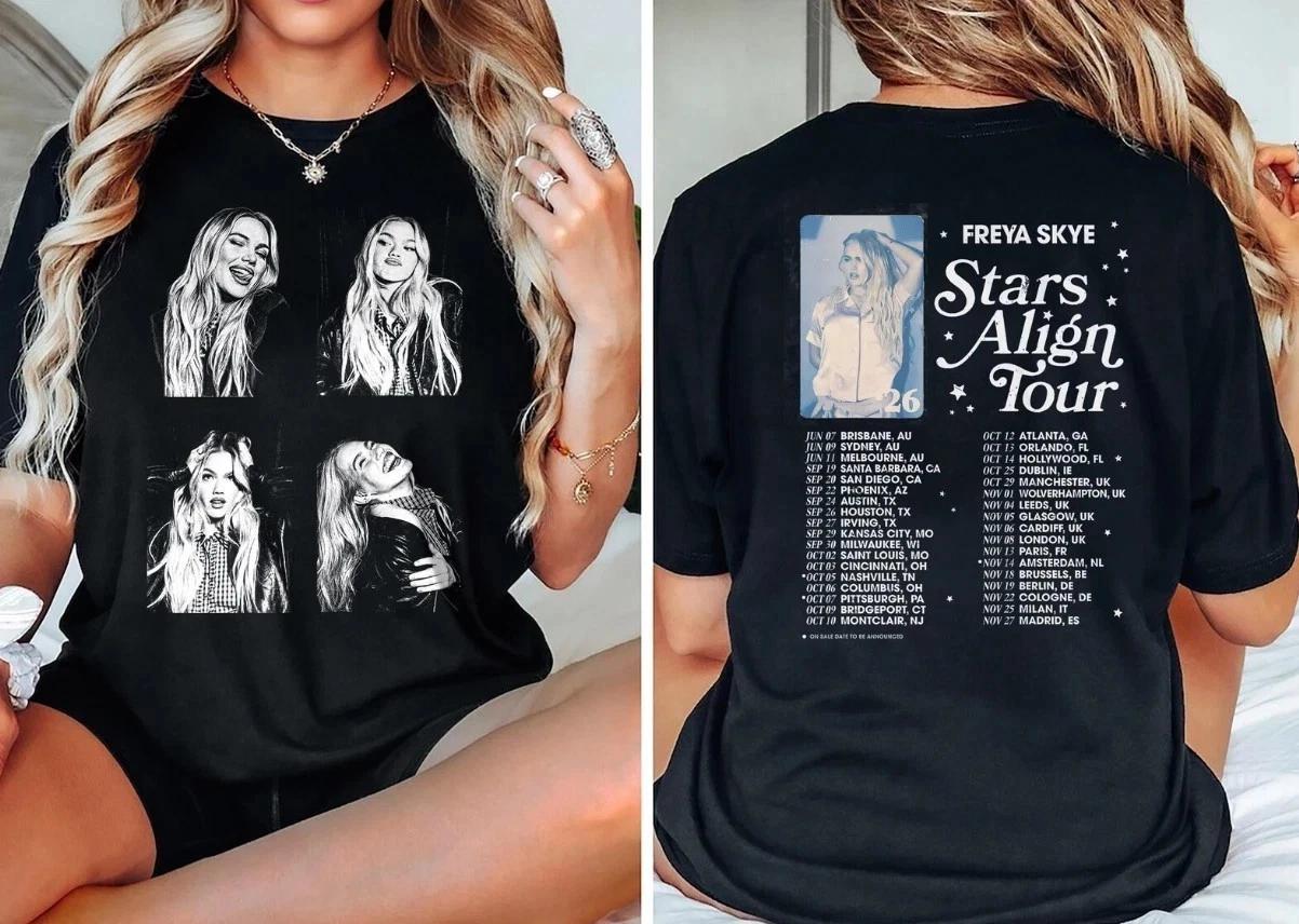 Freya Skye Concert T-Shirt, Stars Align Tour 2026 M