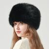 Autumn and winter furry basin hat versatile, warmth and cold protection, thick big head circumference for face enhancement, small plush bucket hat