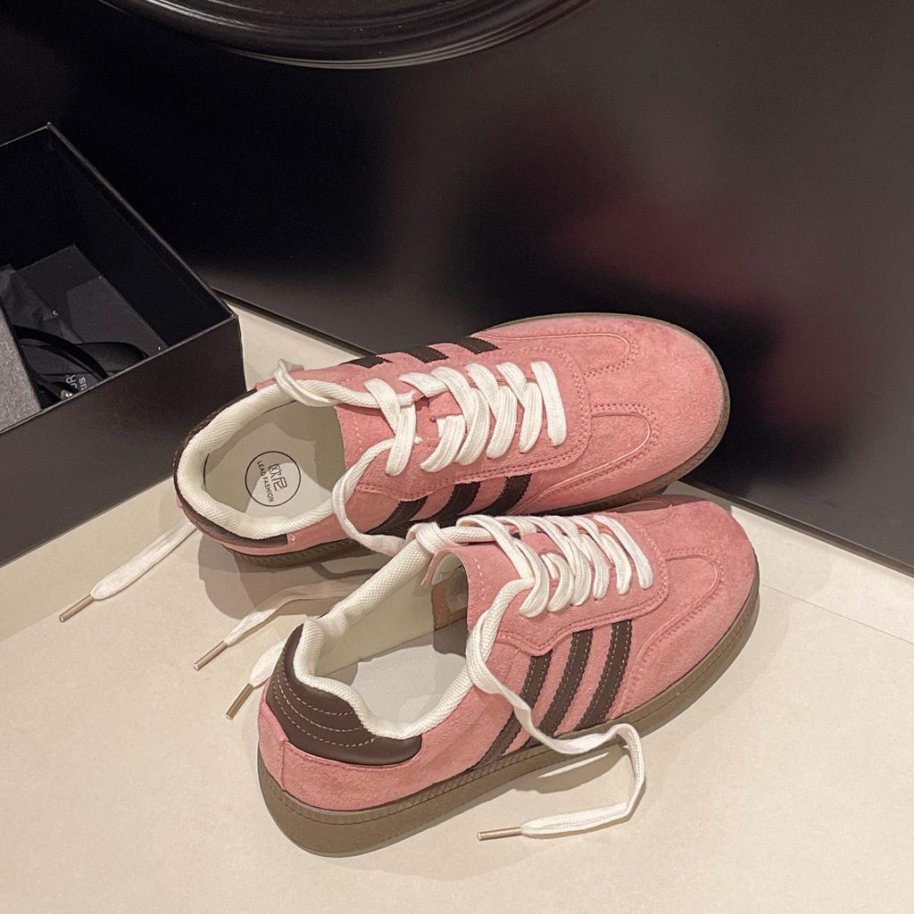 Retro Duitse trainingsschoenen dames lente 2025 nieuw platte zool ademend Forrest Gump schoenen populair veelzijdig casual sportschoenen