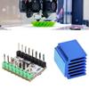 TMC2226 Stepper Motor Driver Mute Driver 3D Printer Part Control Board Low Noise 3D Printer Motherboard Replacement