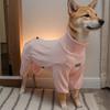 Elastic Dog Pajamas Pet Jumpsuit Four-legged Sleepwear Large Dogs Pet Loungewear High Collar Pet Warm Pajamas