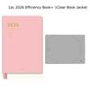 Kinbor A5 Efficient Planner Notebook,2 Days per Page with Habit Tracker,To-Do Lists&Time Management for Workplace, College