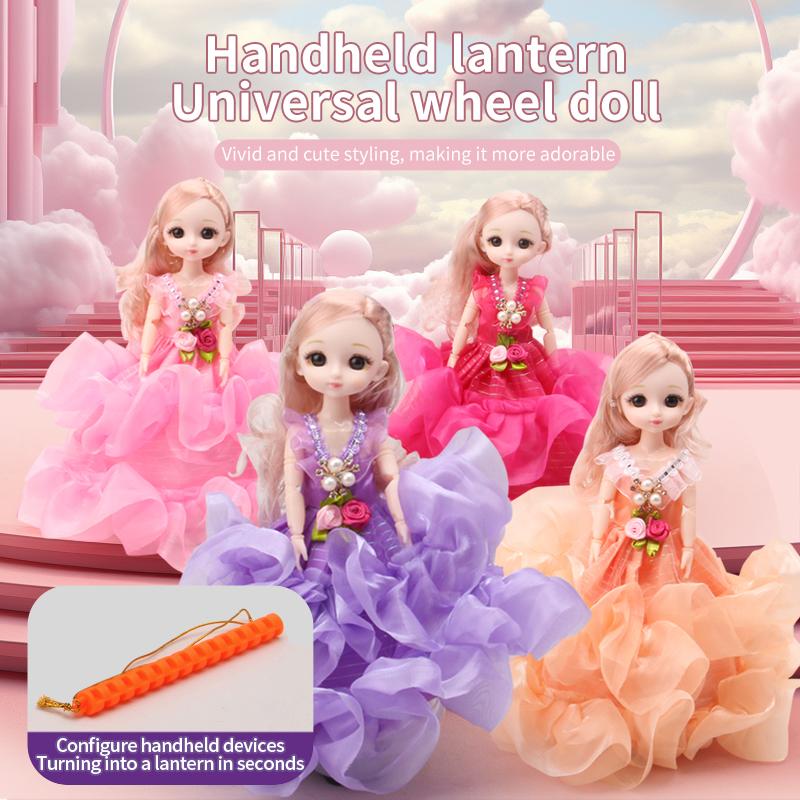 Electric Universal Walking Doll With Music And Dance, Wedding Dress Princess With Led Lights And Pleasant Music, Play House Toy,
