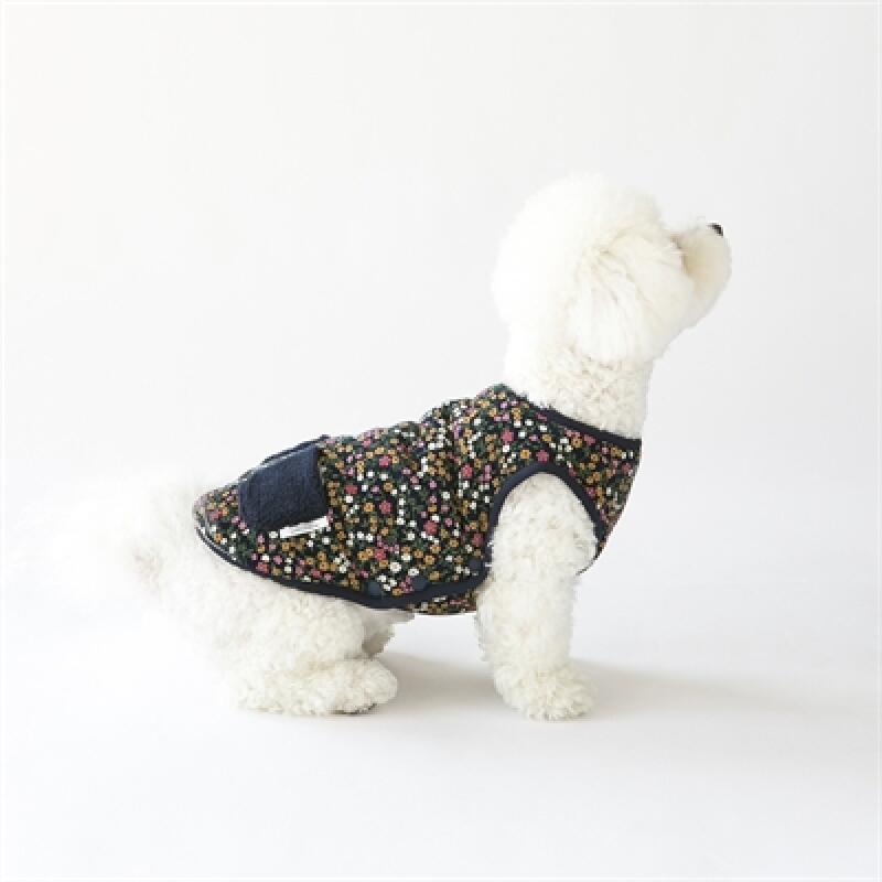 Двусторонний цветочный жилет (флот) XL