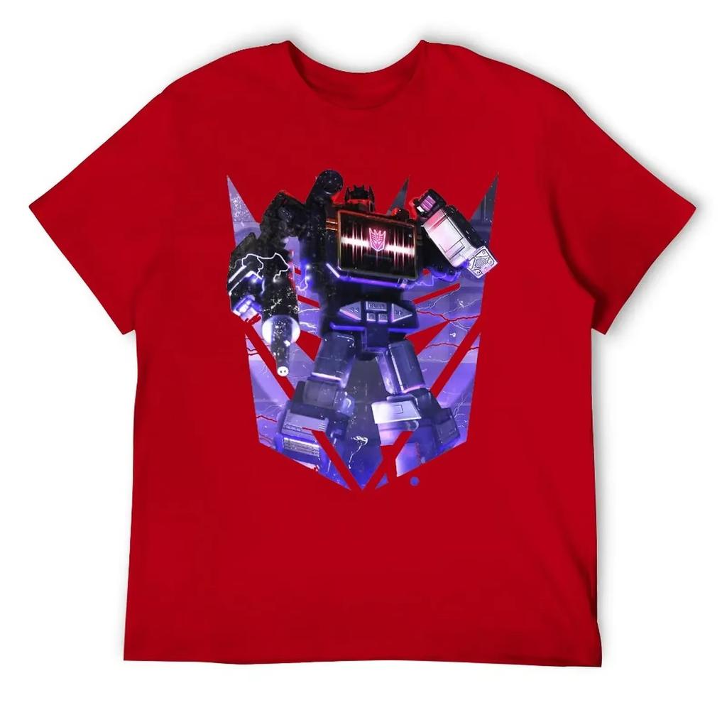 The 2026 summer transformers pattern Pure cotton printed tshirts children general breathable loose leisure Unisex and Women