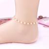 European-American Geometric Pearl Chain Beach Anklet for Women - New Fashion Jewelry
